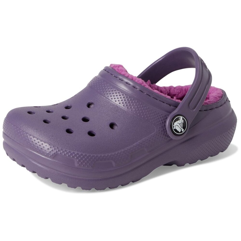 NEW CROCS Toddler/Kids Sizes C7, C12 Classic Lined Clog - Nightshade